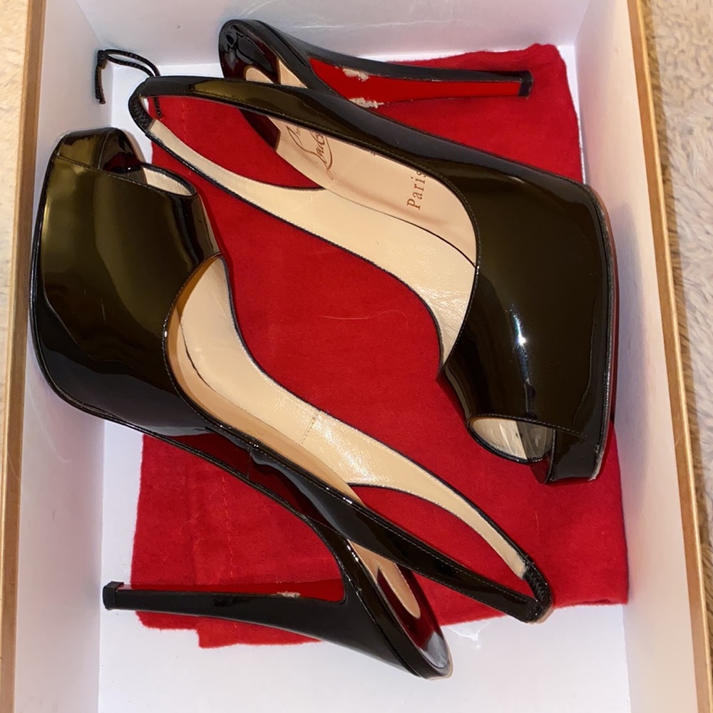 Christian Louboutin N Prive 120 Patent Calf - Picture 8 of 9